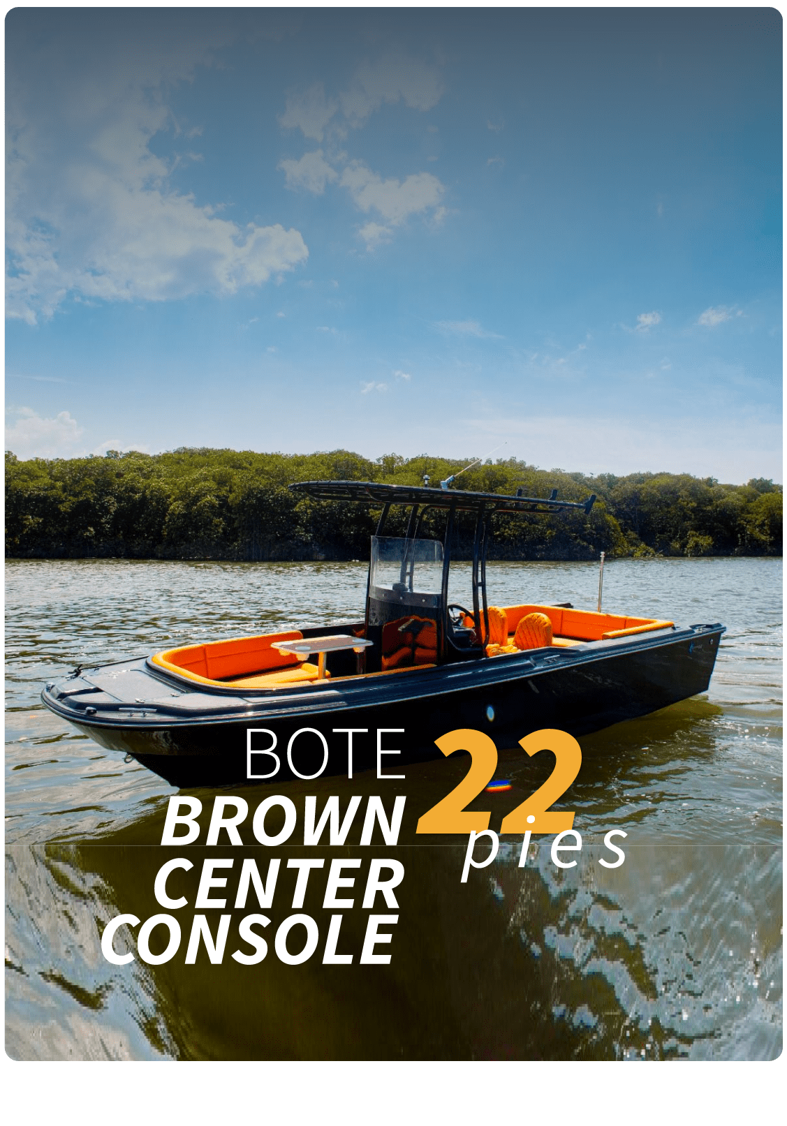 Bote Motomarlin AMS 22 Negro